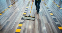 optimize floor sweeping techniques
