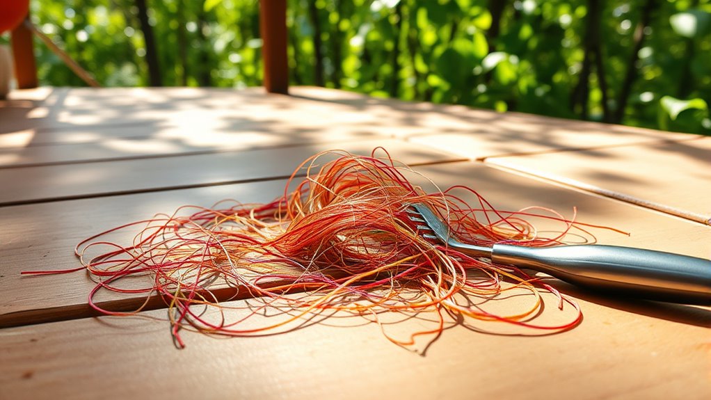 outdoor patio hair removal