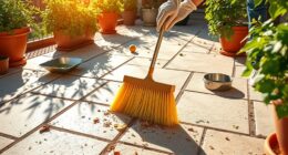 outdoor patio weekly maintenance