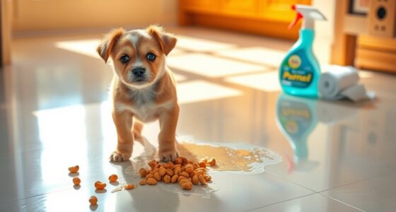 pet accidents on linoleum