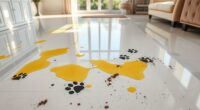 pet stains on epoxy floors