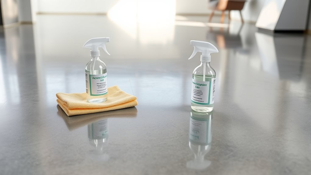 polished concrete cleaning tips