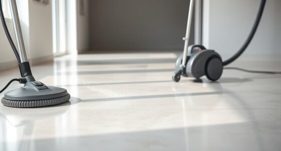 polished concrete dust management