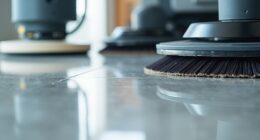 polished concrete scrubbing options