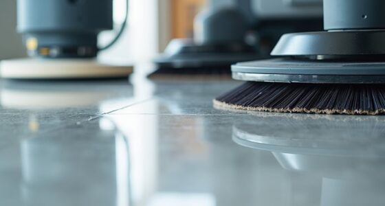 polished concrete scrubbing options