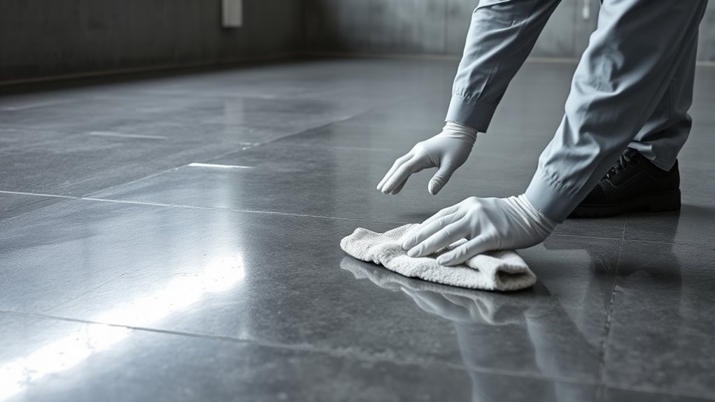 polished concrete sensor maintenance