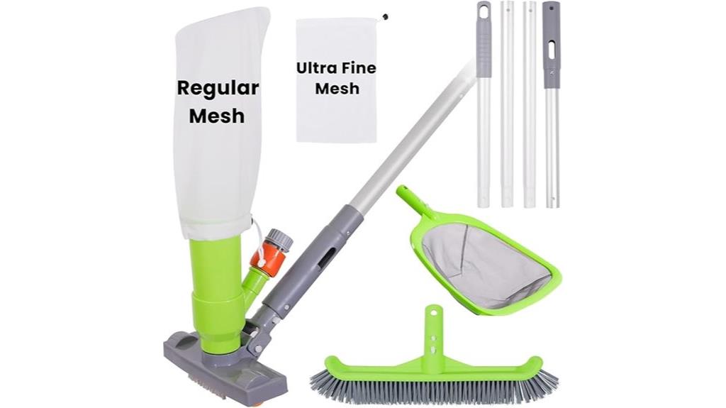 pool cleaning kit included