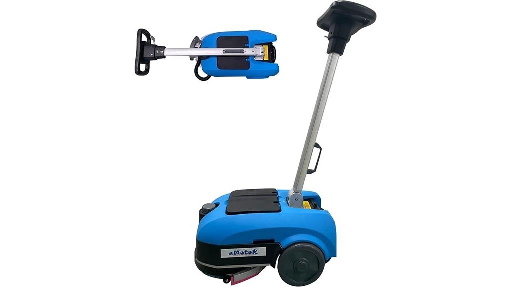 portable commercial floor scrubber