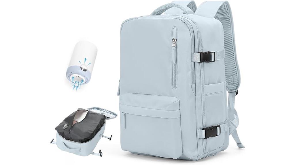 portable vacuum storage backpack