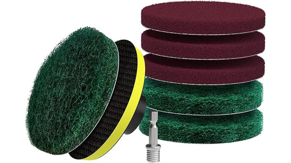 power scrubbing pads kit