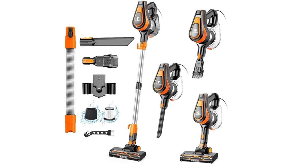 powerful 23ft corded vacuum