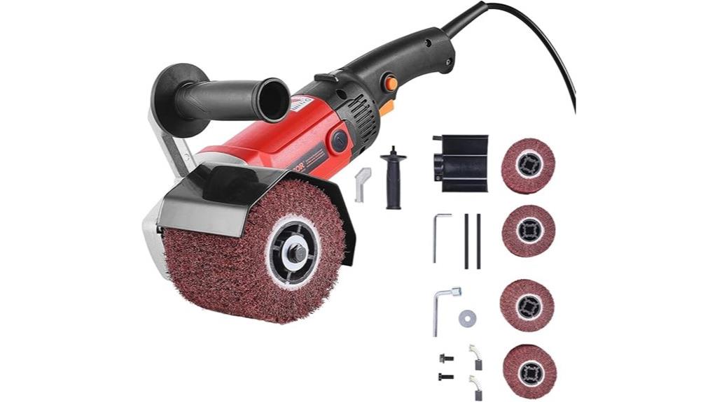 powerful 6 speed burnishing