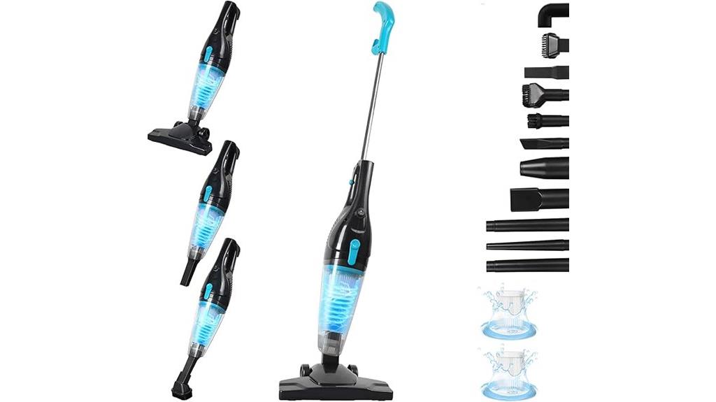 powerful corded vacuum suction