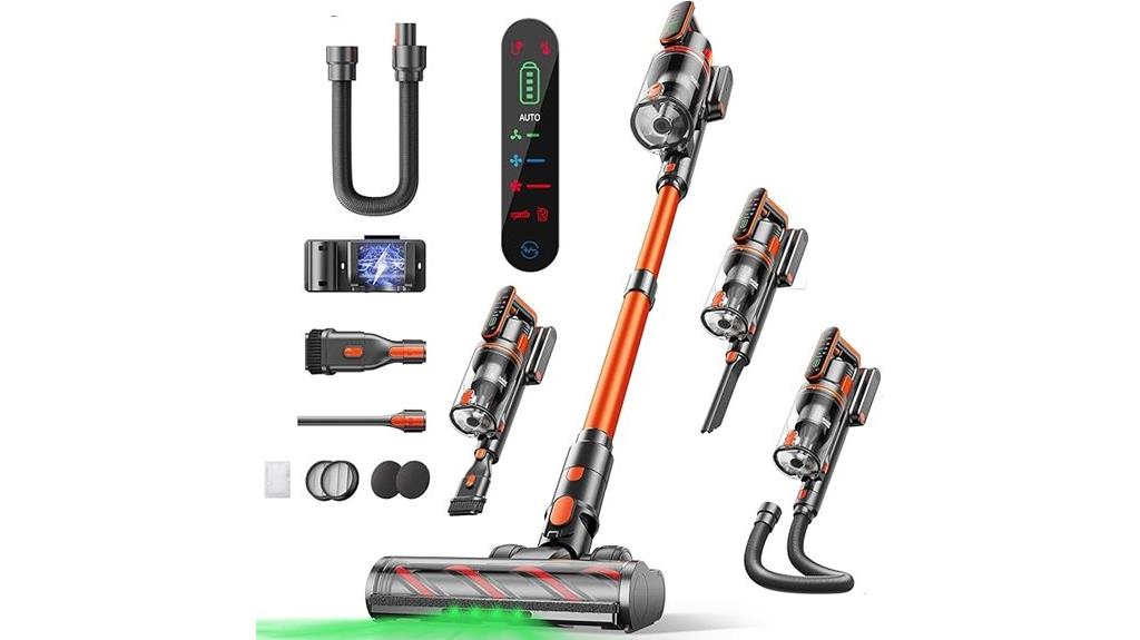 powerful cordless vacuum long runtime