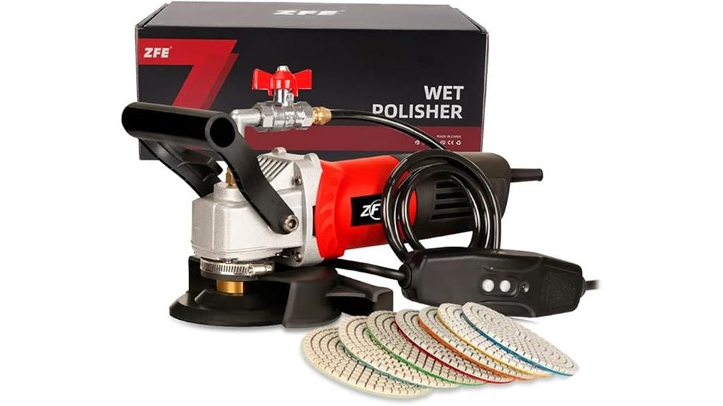 powerful variable speed polisher