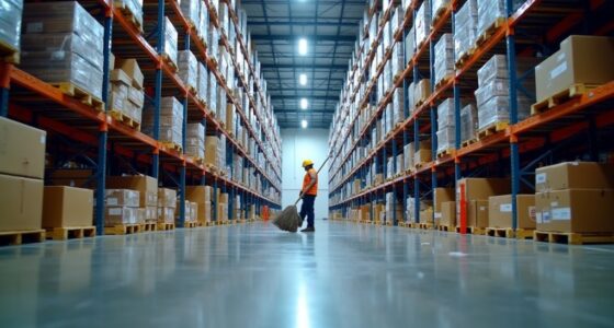 pre sweep aisle cleaning rule