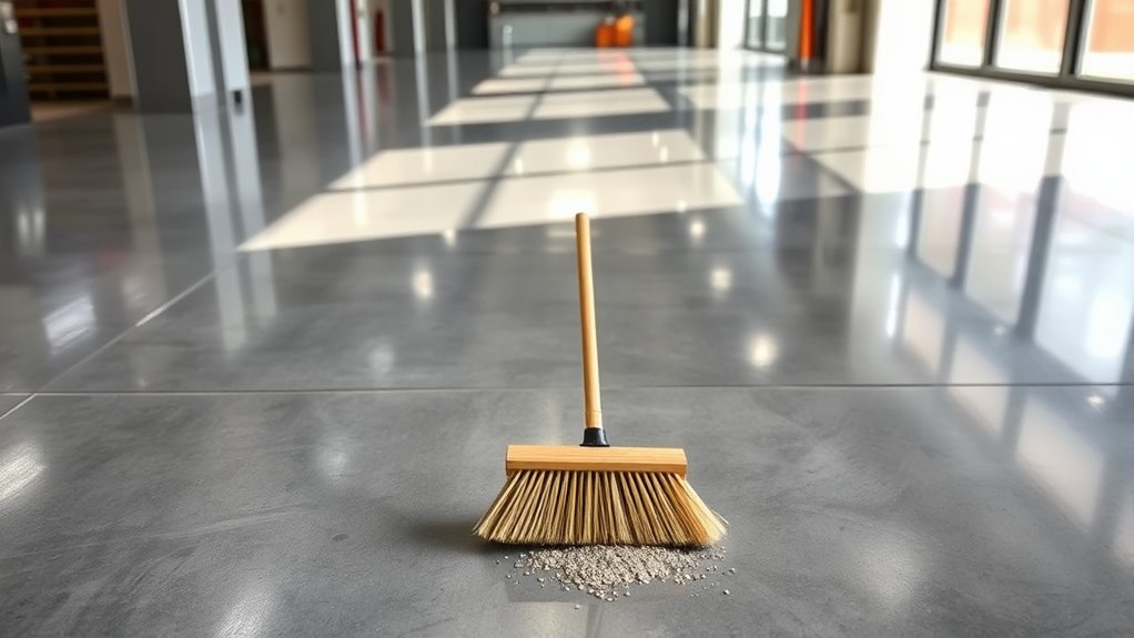 pre sweep ensures quality finish