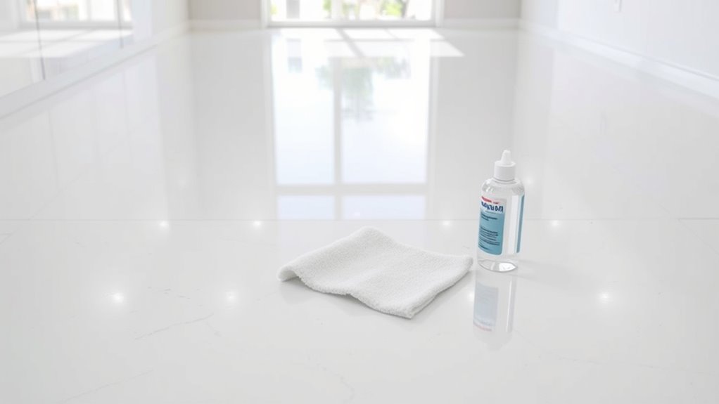 prevent scratches before mopping