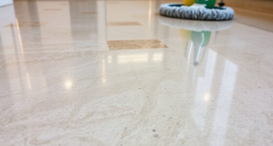 prevent scratches before mopping