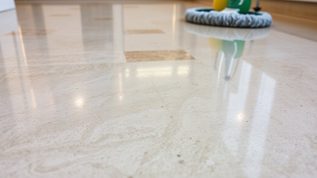 prevent scratches before mopping