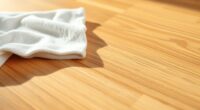 prevent scratches before mopping