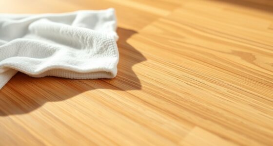 prevent scratches before mopping