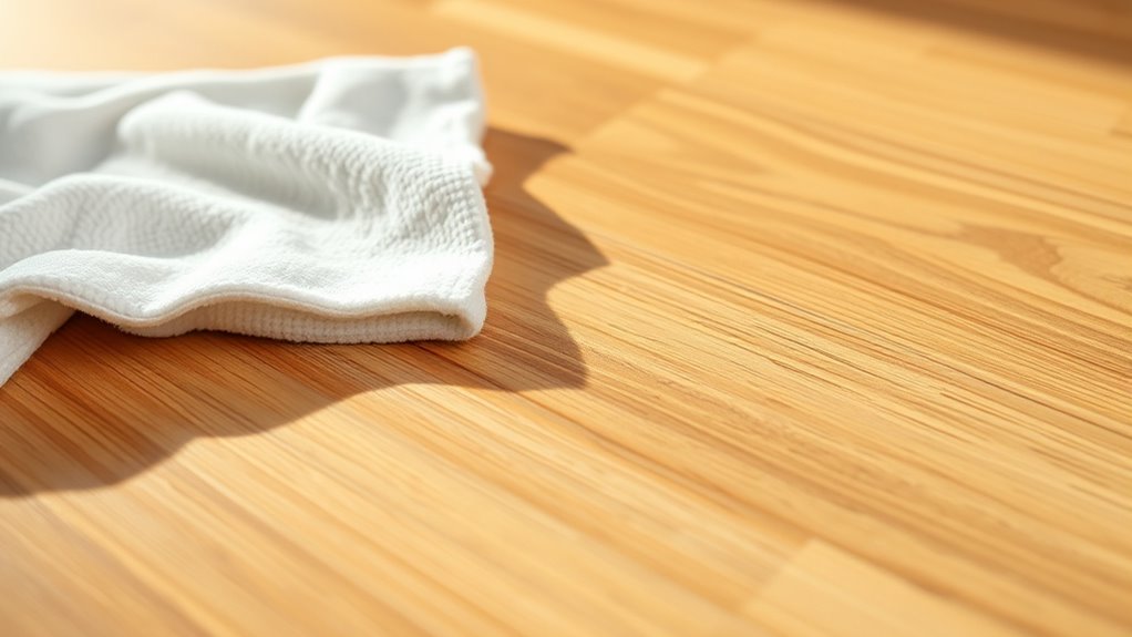 prevent scratches before mopping