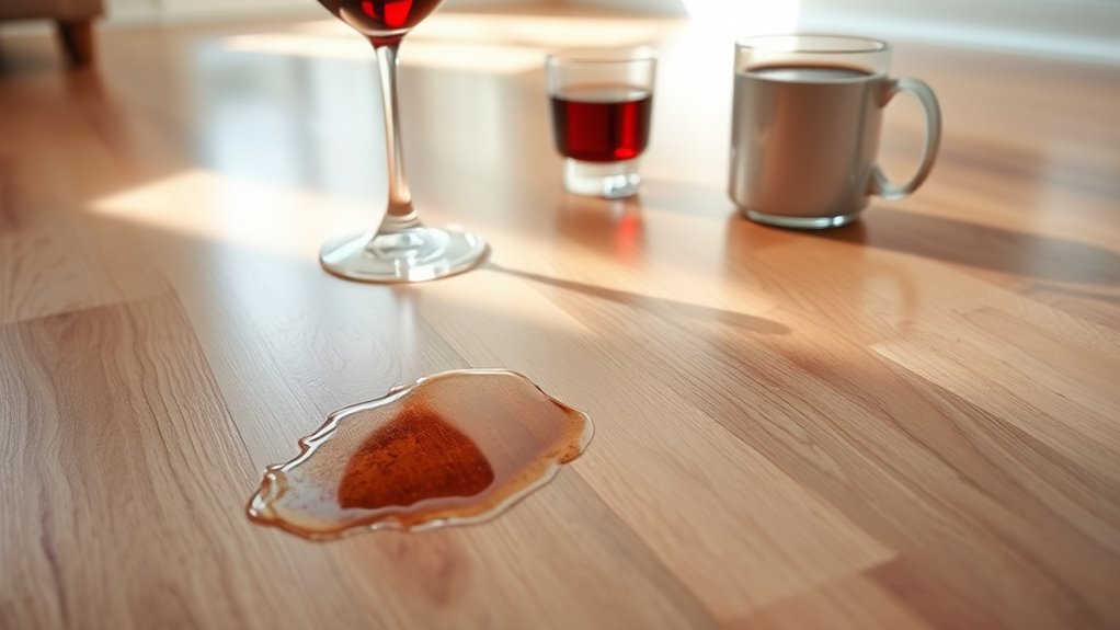 prevent stains with proper care