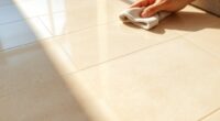 prevent tile floor scratches
