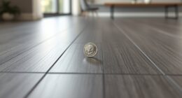 prevent vinyl floor scattering