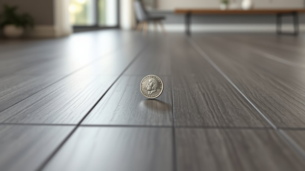 prevent vinyl floor scattering