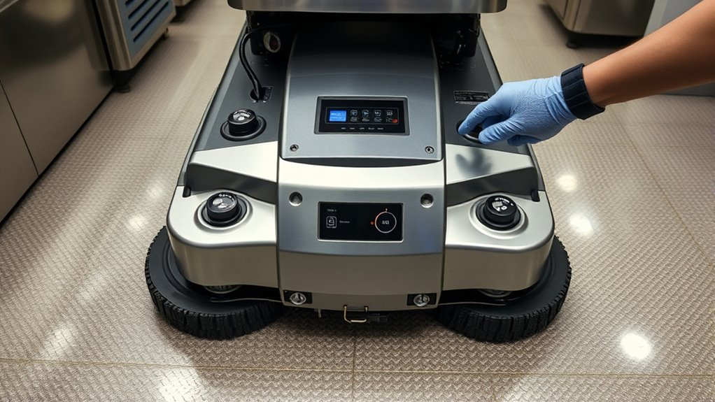 proper auto scrubber setup and maintenance