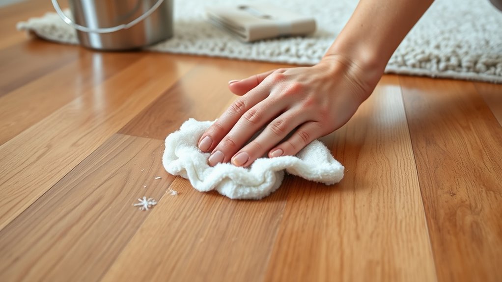 proper hardwood floor care