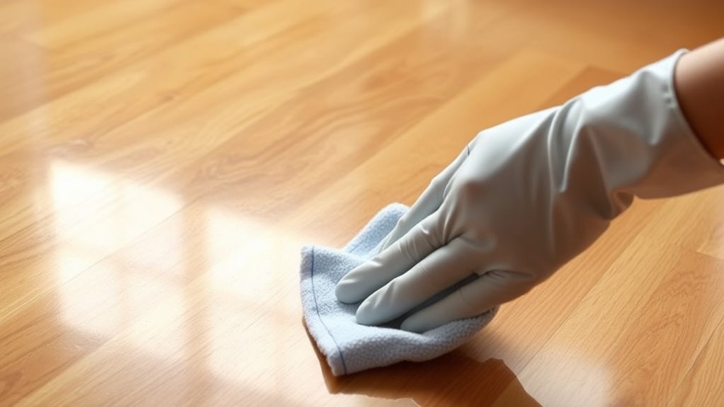 proper hardwood floor mopping