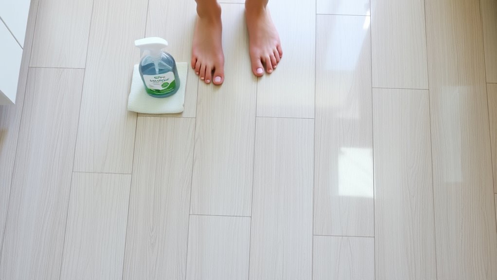 proper laminate floor disinfection