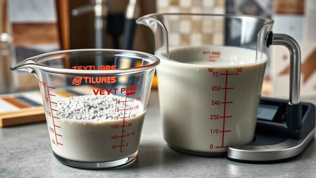 proper solution mixing ratios