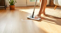 quick cork floor cleaning