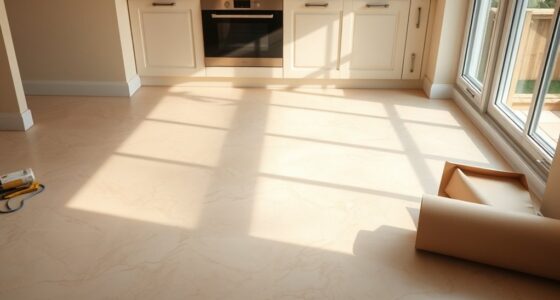 quick linoleum floor refresh