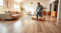 quick vinyl plank installation