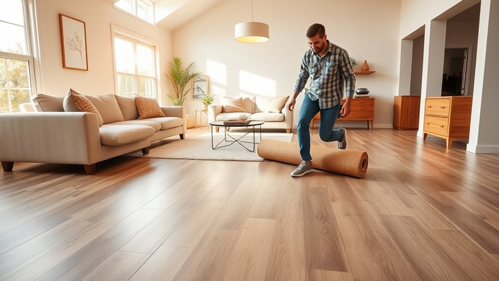 quick vinyl plank installation