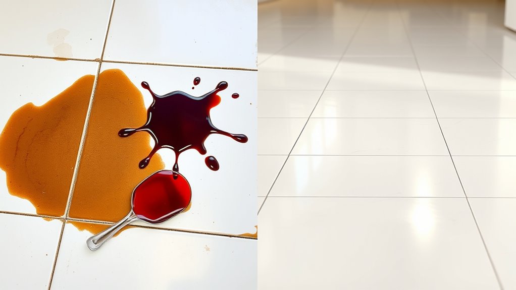 quickly clean stubborn stains