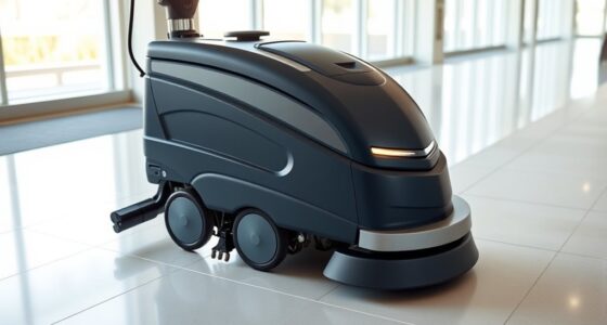 quiet floor scrubber options