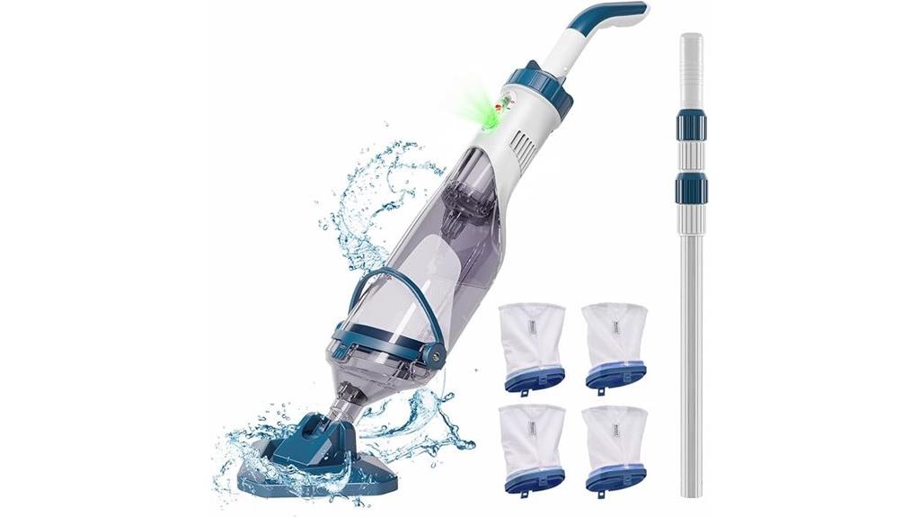 rechargeable cordless pool vacuum