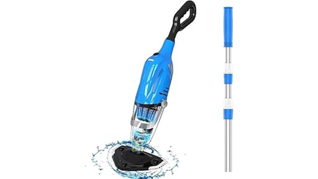 rechargeable cordless pool vacuum