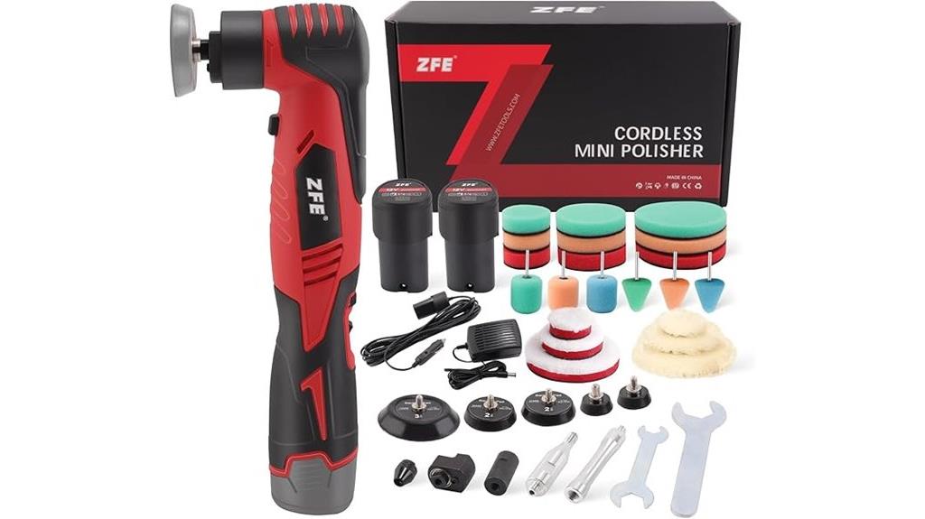 rechargeable mini orbital polisher