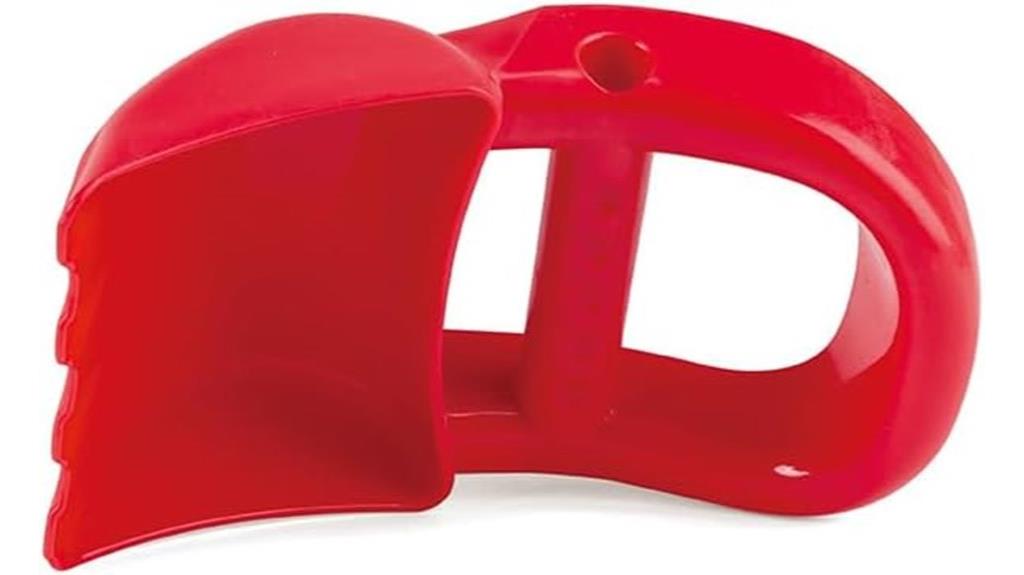 red sand digger toy