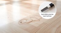 removing hair from laminate
