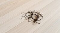 removing hair from vinyl