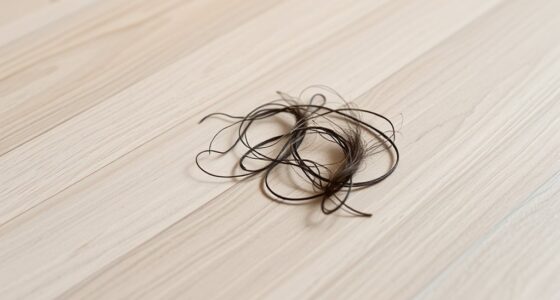 removing hair from vinyl