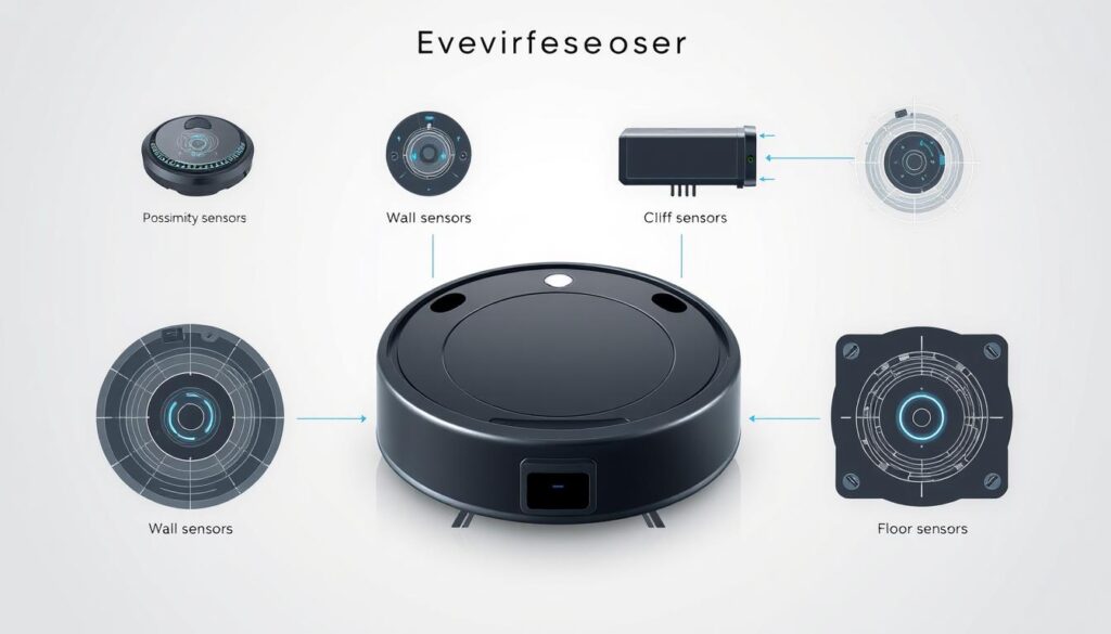 robot vacuum sensor types